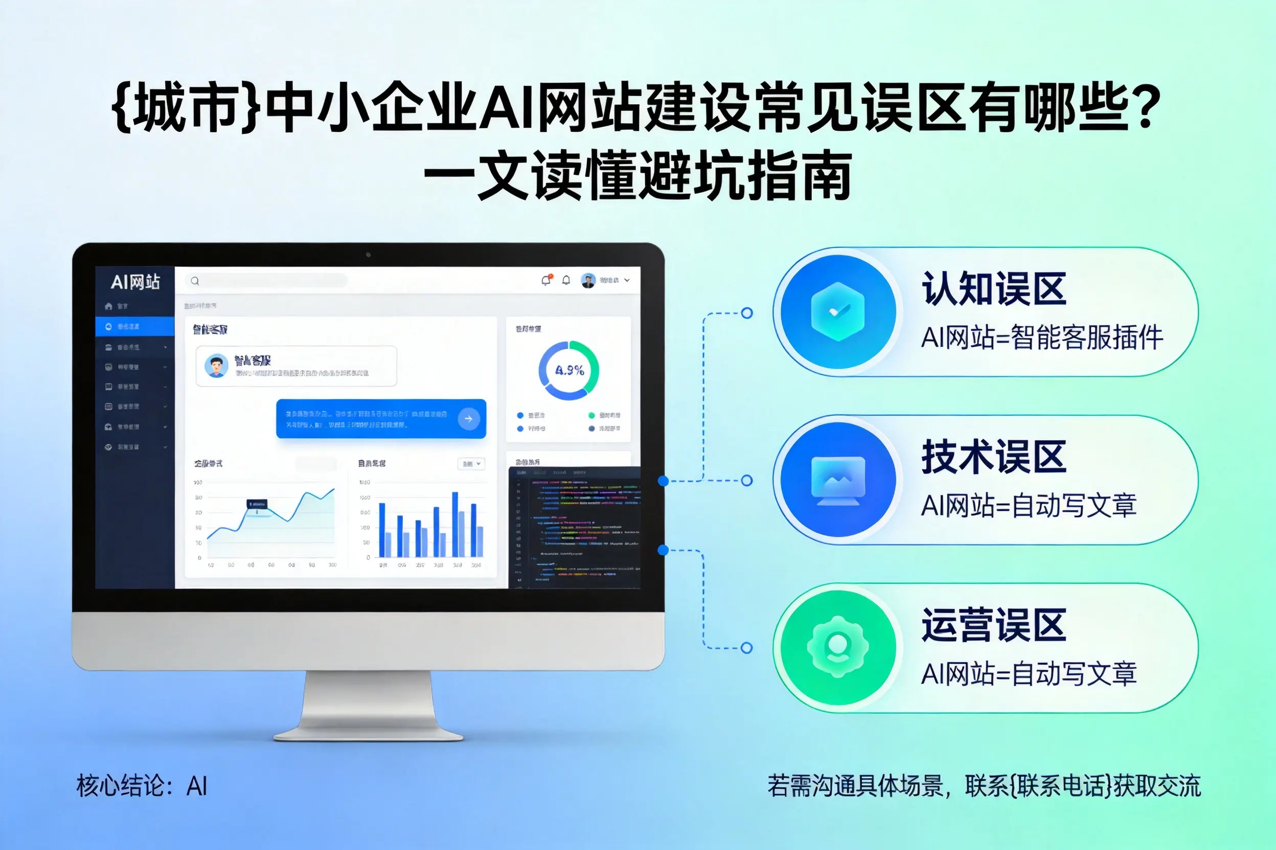 钦州中小企业AI网站建设常见误区有哪些？一文读懂避坑指南