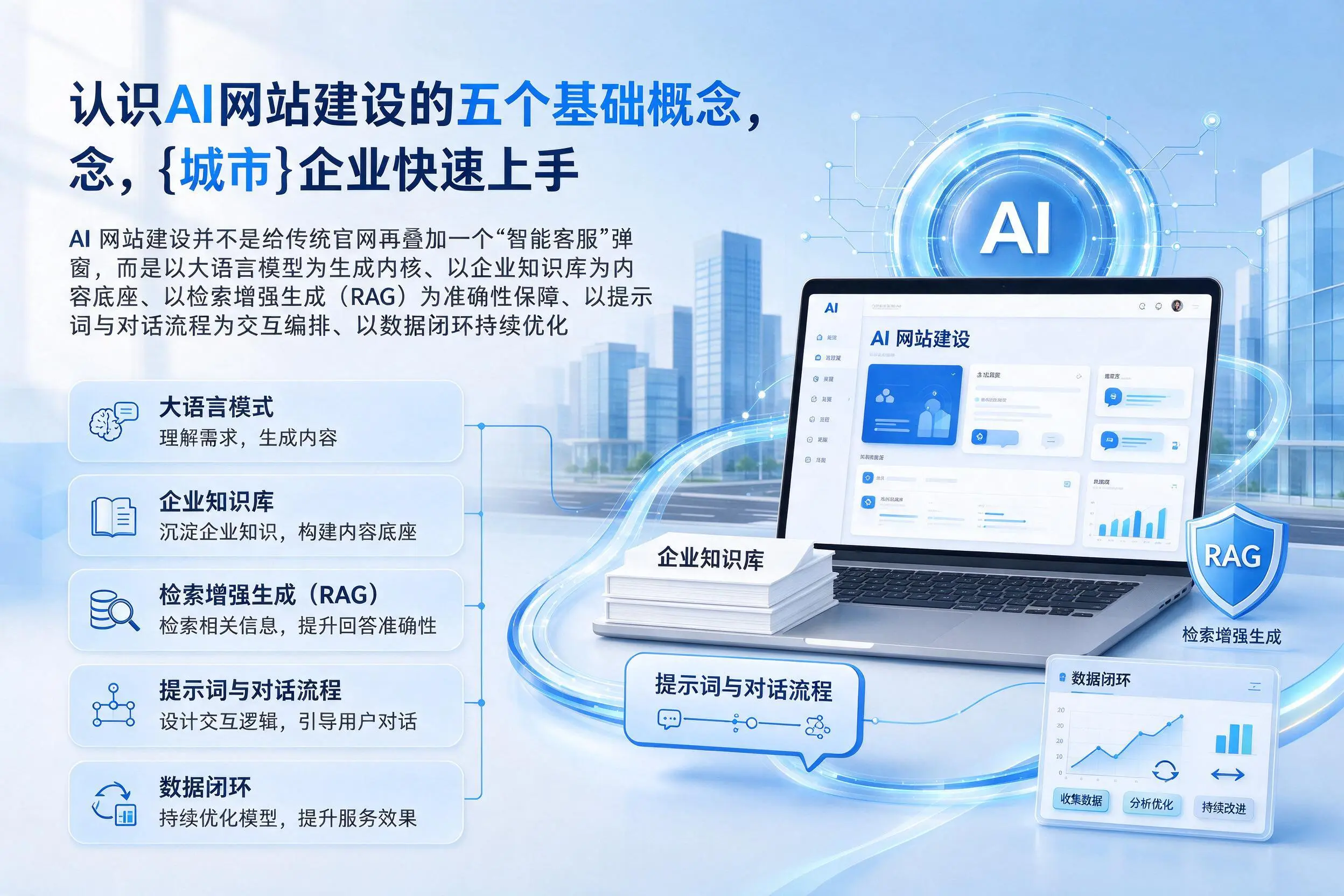 认识AI网站建设的五个基础概念,钦州企业快速上手